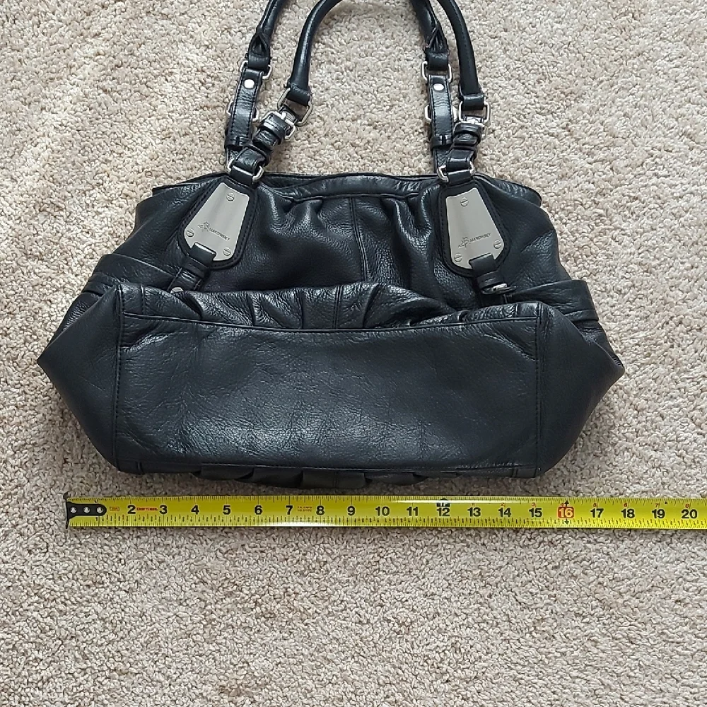 Leather Tote Satchel Shoulder Bag Large Multi Compartment Soft Leather